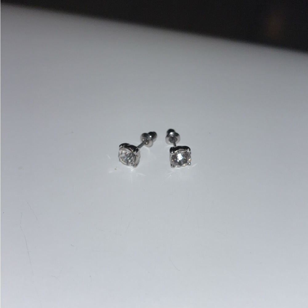Sterling Silver 925 moissanite Stud diamond Earrings